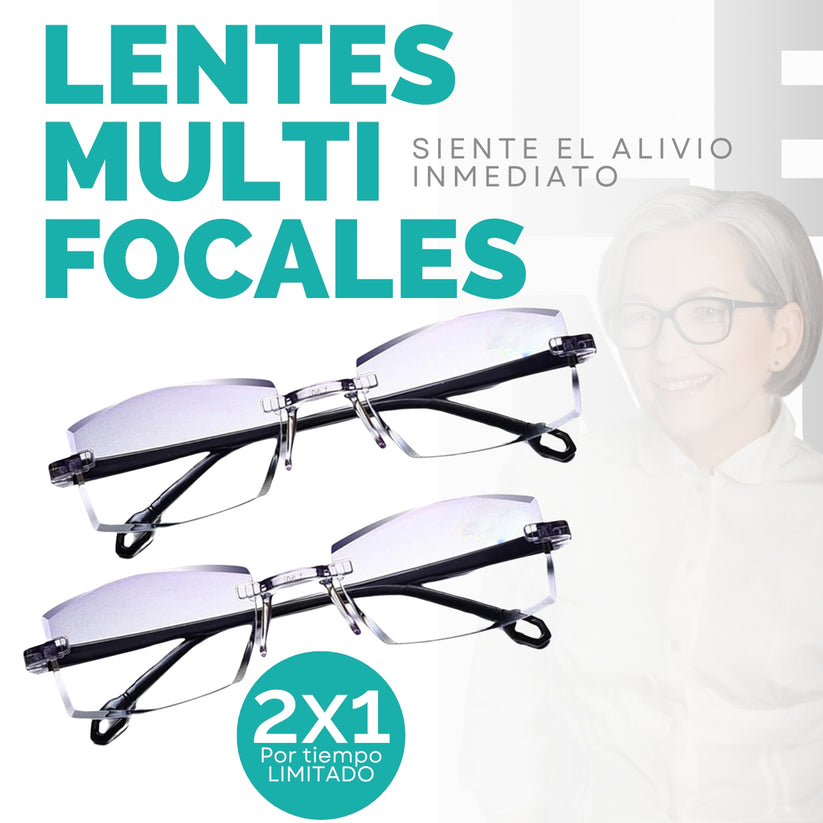 2.0 Lentes TR90 multifocales (unisex) - Inteligentes con Zoom Automático y Filtro de Luz Azul