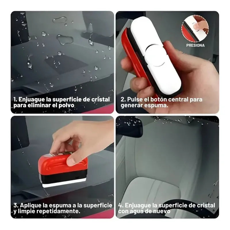 Limpiador de vidrio para coche, agente de limpieza potente